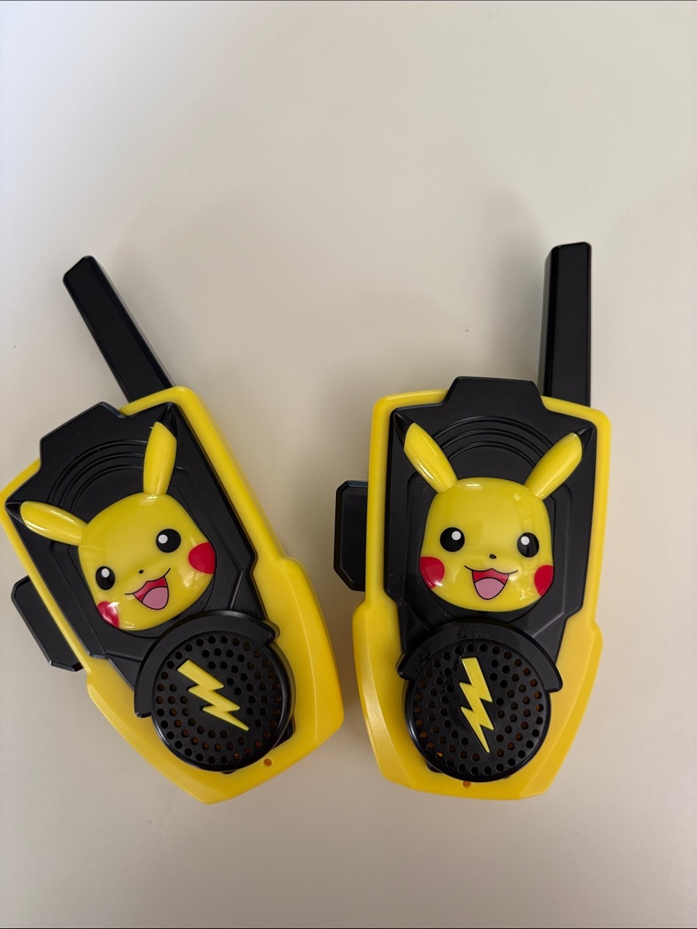 Pokemon Yellow and Black Pikachu Walkie Talkies